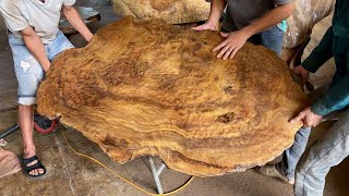 Art From A 500 Year Old Precious Wood Panel / Woodworking Projects by Woodworking Tools 104,447 views 5 months ago 23 minutes