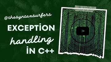 Exception Handling C++ | Unexpected Exceptions | Try Catch Block | Hindi