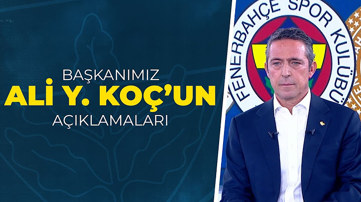 Başkanımız Ali Y. Koç'un Gündeme Dair Açıklamaları