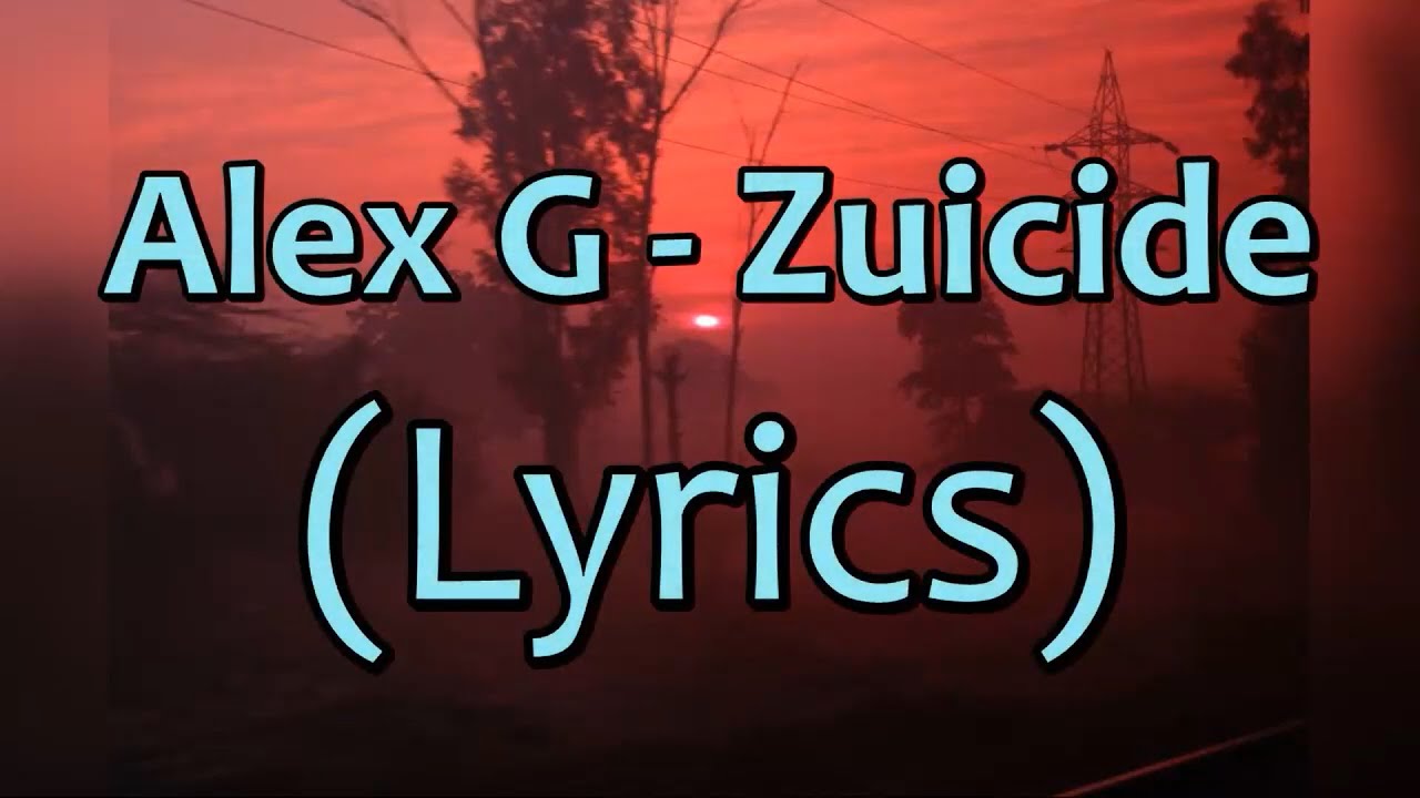 Alex G -Zuicide (Lyrics) - YouTube