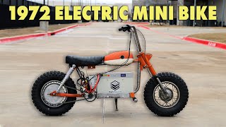 VINTAGE ELECTRIC Mini Bike Build! 1972 Auranthetic Charger: Ahead of its Time!