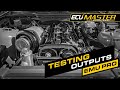 Testing EMU PRO Outputs | ECUMaster USA