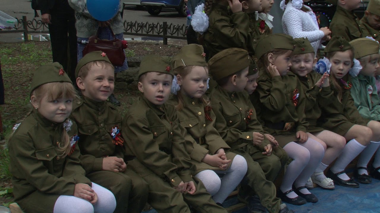 9 мая в детском саду видео