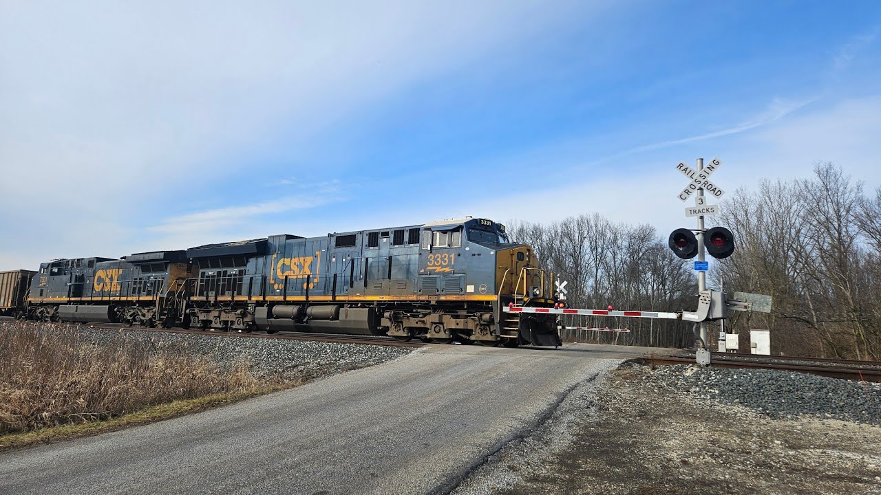CSX E700 in Doylestown, OH 2 17 26 4K