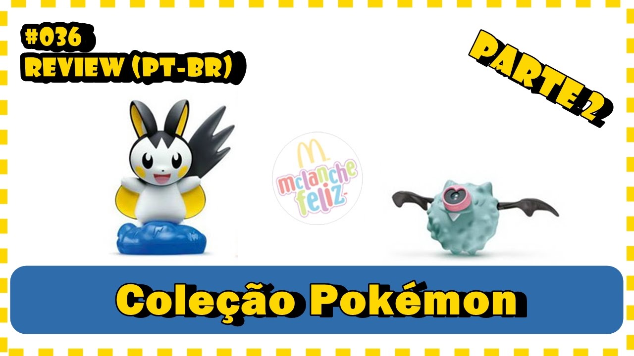 Coleção Pokémon Black And White do Mc Lanche Feliz