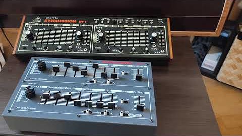 Syncussion SY-1 MSW and Behringer