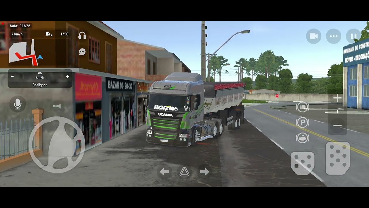 A viajada na rodo-caçamba estava indo bem até chegar NA CURVA próximo ao posto  * FOI FEIO