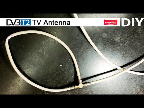 Vídeo: Antena digital de bricolatge per a DVB-T2