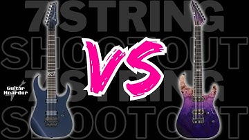 Ibanez Korn K7 vs ESP E-II M-II Purple Natural Fade - 7 String Shootout Tournament