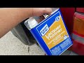 LACQUER  THINNER  FIX FOR CATALYTIC CONVERTER.