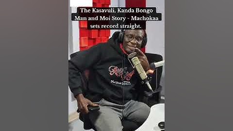 Kanda Bongo Man, Kasavuli and Moi story ... setting records straight with Fred Obachi Machoka