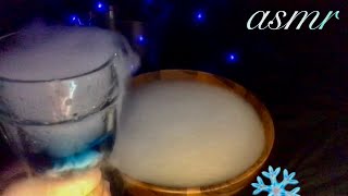 Quiet Bubbling Dry Ice Evening Relaxation Asmr