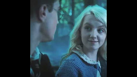 Luna & Harry || Harry Potter #Shorts #kiss #evannalynch