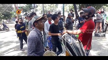 Duet gendang ondel ondel remaja betawi | deadly of ondel ondel drummer