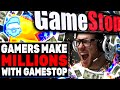 Gamers Making MILLIONS With Gamestop! Stock Price SKYROCKETS Thanks To Reddit & Gamers