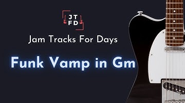 Funk Vamp Backing Track In Gm