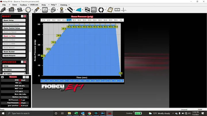 12 Position Switch in Holley Efi