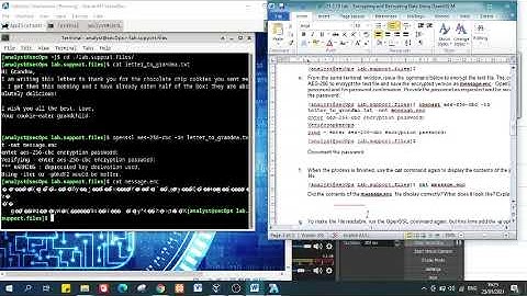 21.2.10 Lab - Encrypting and Decrypting Data Using OpenSSL
