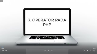 3. Operator Pada PHP