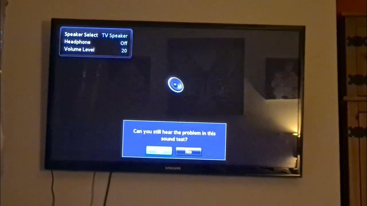 Samsung Plasma TV Sound Test YouTube
