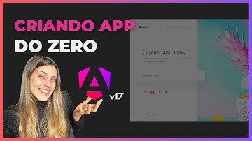 CRIANDO LANDING PAGE DO ZERO COM ANGULAR 17
