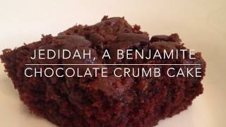 Shalom sisters! i am back at it again with another sabbath recipe, but
this time it's for dessert! is a vegan chocolate crumb cake, so,
doesn't contain...