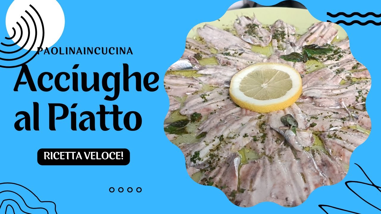 Acciughe (Alici)  al Piatto