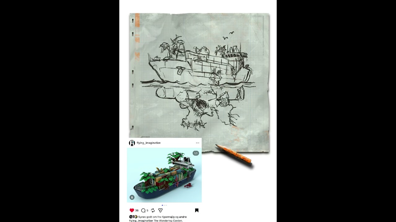 Sketching with the community is the best thing - for the coming Fortnite game Rebel Nature Rescue