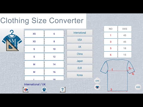 Clothing Size Converter