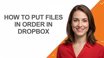 How to Put Files In Order In Dropbox - AshleyHowTo