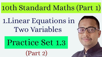 Practice Set 1.3 (Part 2) | linear equations in Two variables class 10