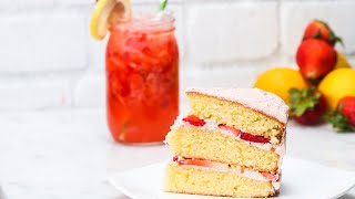 Strawberry Lemonade Cake