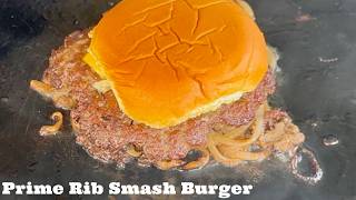 Prime Rib Smash Burger