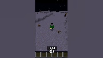 💡 Invisible Light Block in Minecraft Bedrock! 🔥