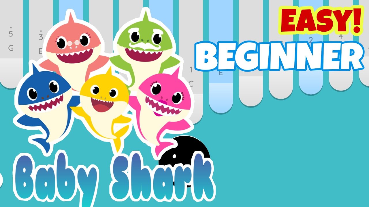 BABY SHARKKALIMBA/KEYLIMBA EASY TUTORIAL babyshark kalimba keylimba