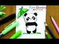 Cómo dibujar un PANDA - Paso a paso