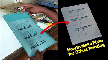 How to Transfer Images unto Plate for Offset Printing  .  Plate making process in printing  .  CTP