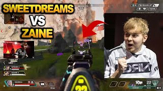 NRG Sweetdreams wiped ZAINE Team in ALGS TOURNEY!! ( apex legends )