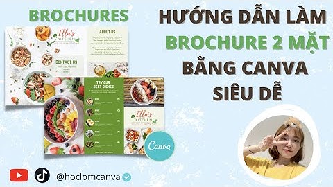 [CANVA TRICKS AND TIPS] LÀM TỜ RƠI/BROCHURE BẰNG CANVA SIÊU ĐƠN GIẢN | BROCHURE IN CANVA