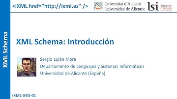 XML Schema: Introducción