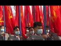 North Korea holds masked mega-rally in Pyongyang | AFP