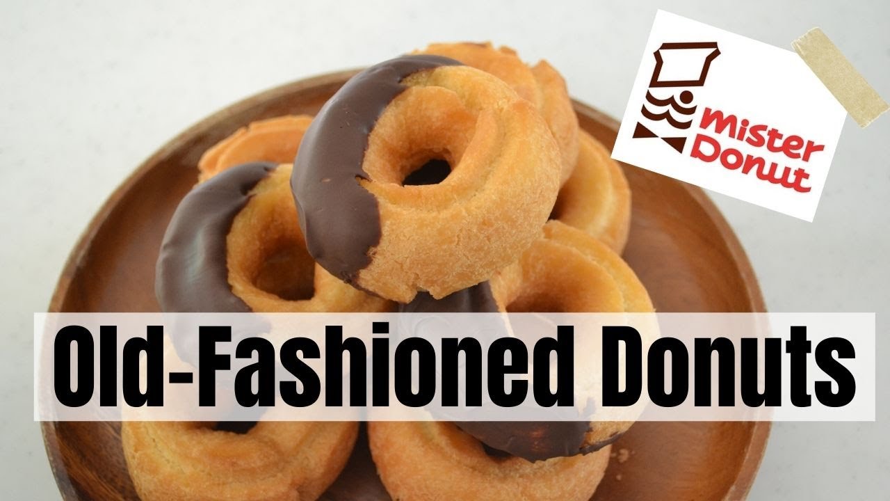The Best Old-Fashioned Donuts Recipe | Japanese Mister Donut (EP294) | Kitchen Princess Bamboo