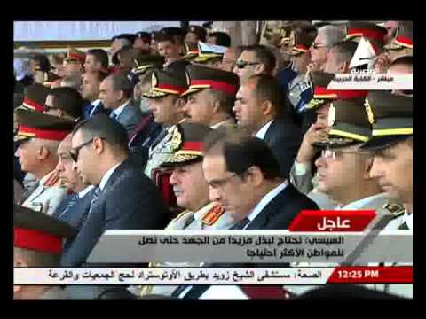 السيسى نبنى ونعمر الوطن ولا نتامر أونقتل