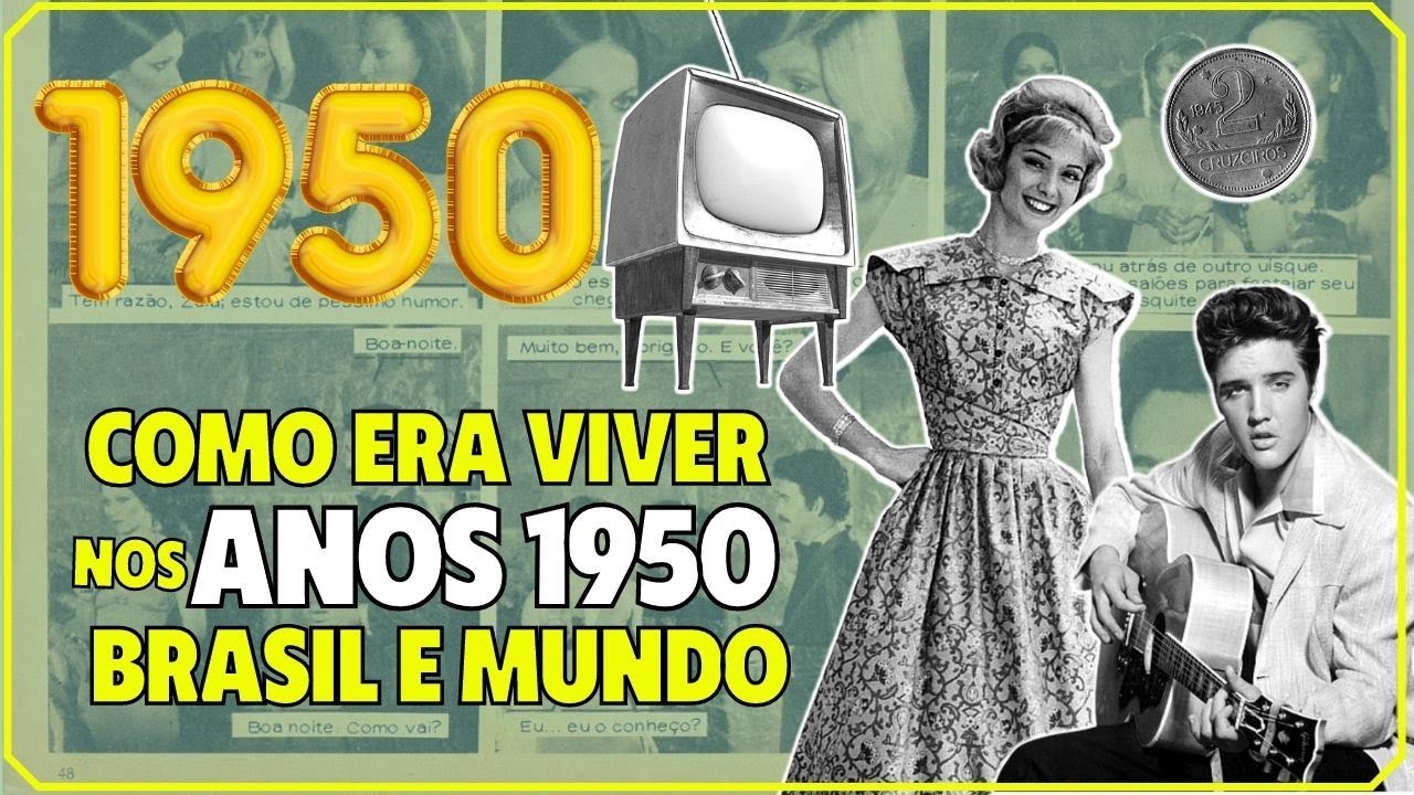 👗 DÉCADA DE 1950: tudo que aconteceu nos ANOS DOURADOS 