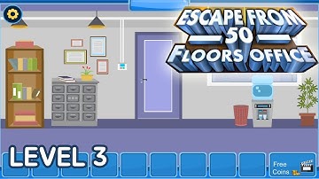 Escape Room Office - New 100 Doors Games 2021 Level 3 Walkthrough (Escape Game Apps)