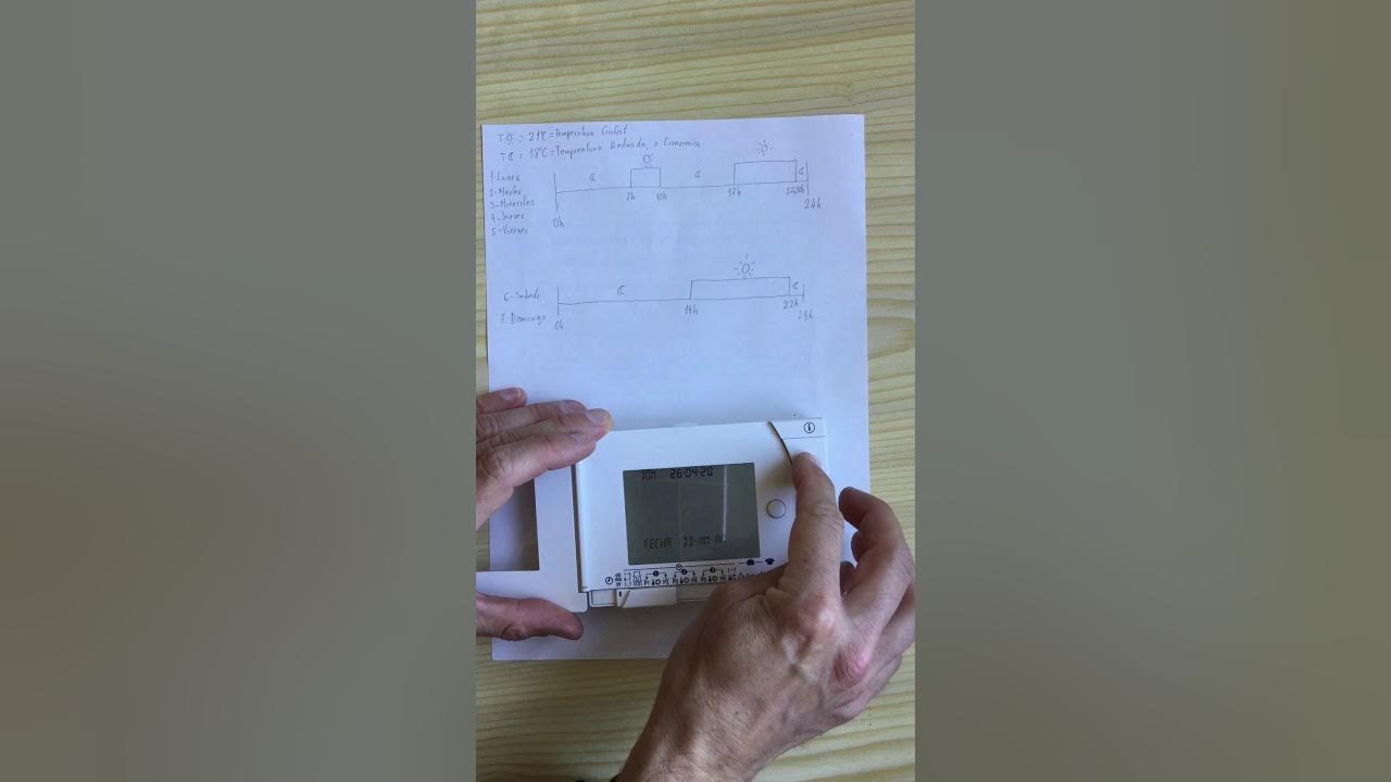 Termostato programable semanal Siemens REV24