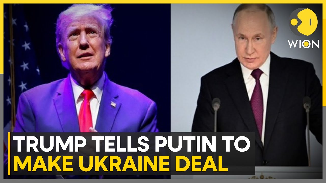 Donald Trump Tells Putin to End 'Ridiculous War' in Ukraine | World ...
