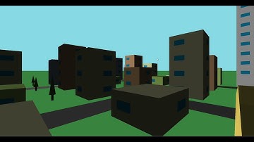 Small Town with scene3D renderer