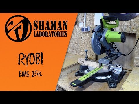 Торцовочная пила RYOBI EMS 254L. Обзор.