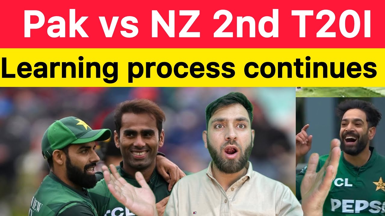 Pakistan continues their learning process | NZ bashed Pak | Young ...